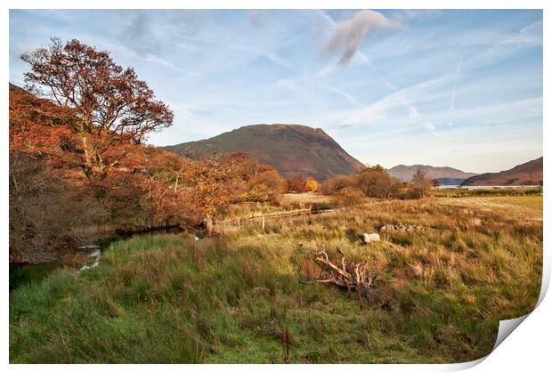 Views To Crummock Water Print by Steve Smith