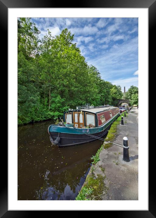 Serene Beauty of Hebden Bridge Framed Mounted Print by Steve Smith