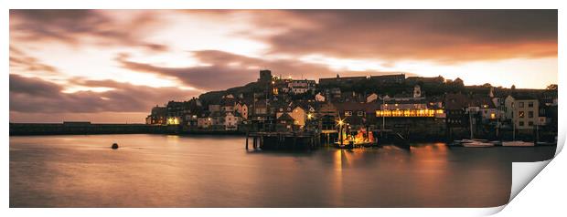Whitby Panoramic Print by Tim Hill