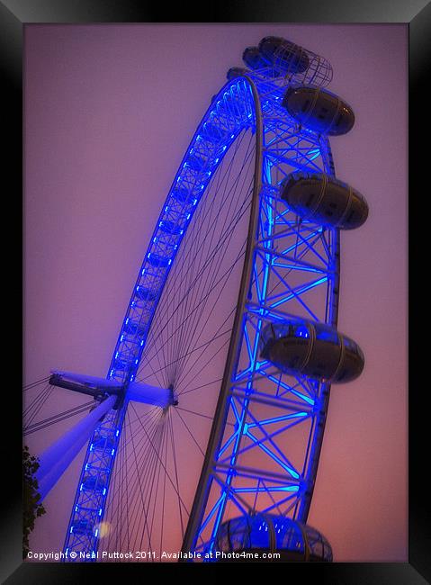 London Eye Framed Print by Neal P
