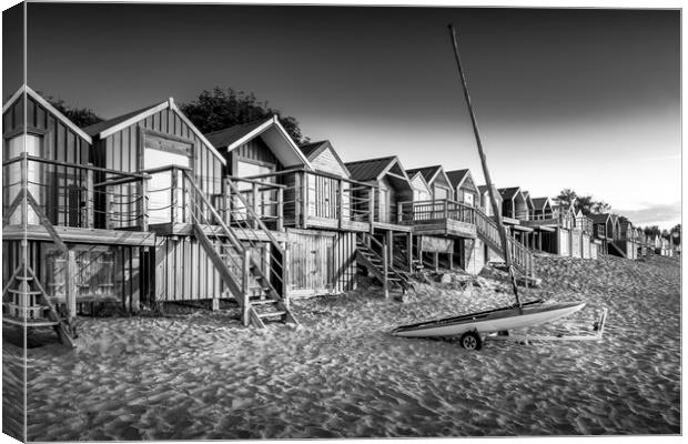 Abersoch Black and White Canvas Print by Tim Hill
