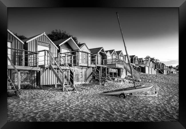 Abersoch Black and White Framed Print by Tim Hill