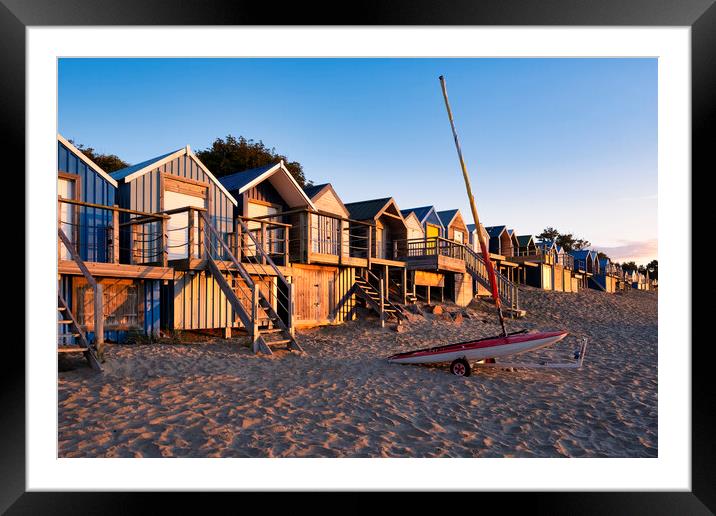 A Serene Sunrise at Abersoch Beach Framed Mounted Print by Tim Hill