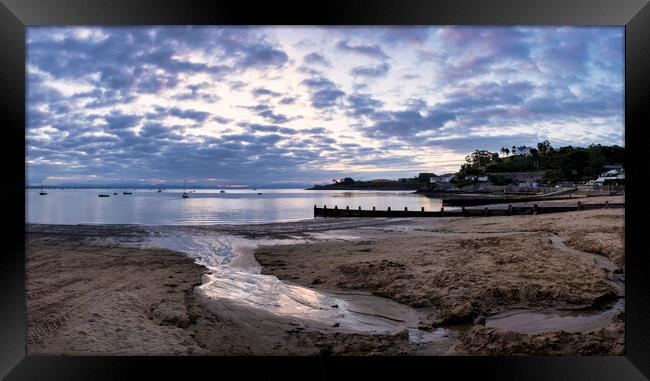 Machroes Beach at Dawn, Gwynedd Framed Print by Tim Hill