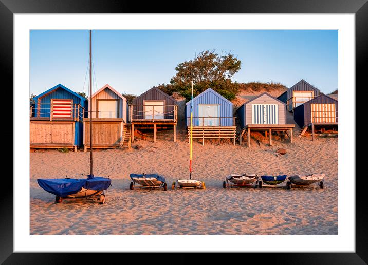 Golden Sunrise at Abersoch Beach Framed Mounted Print by Tim Hill