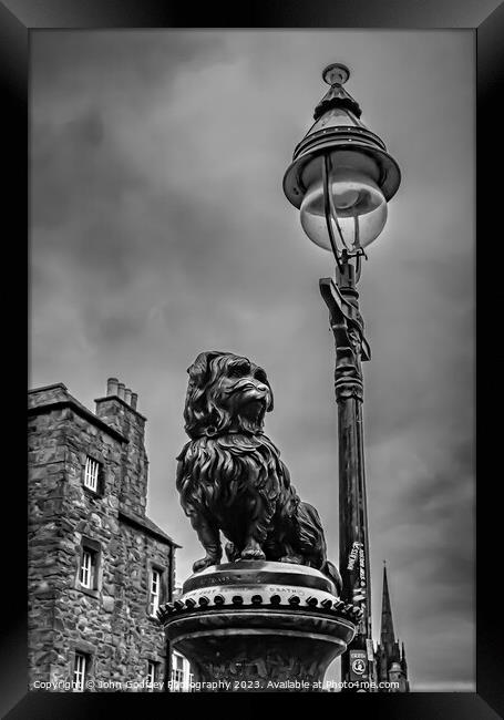 Greyfriars Bobby Framed Print by John Godfrey Photography