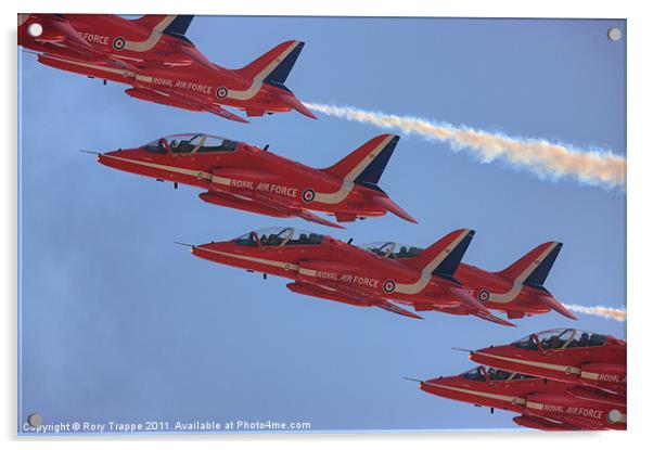 The Red Arrows Acrylic by Rory Trappe