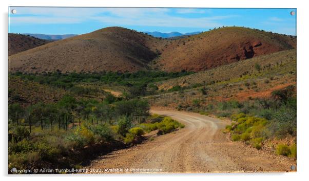 Long, winding road Acrylic by Adrian Turnbull-Kemp