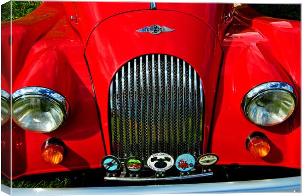Unleashing the British Classic Motor Canvas Print by Andy Evans Photos