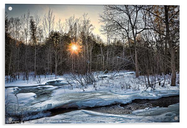 Winter Sunbeam Serenade Acrylic by Ken Oliver