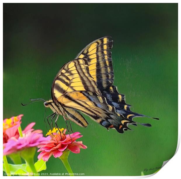 Fanciful Butterfly Print by JoDonna Rusk