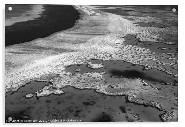 Aerial Great Barrier Reef in tropical Queensland Australia  Acrylic by Spotmatik 