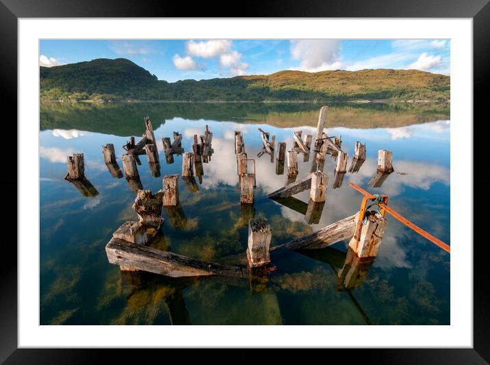 Loch Moidart Framed Mounted Print by Steve Smith