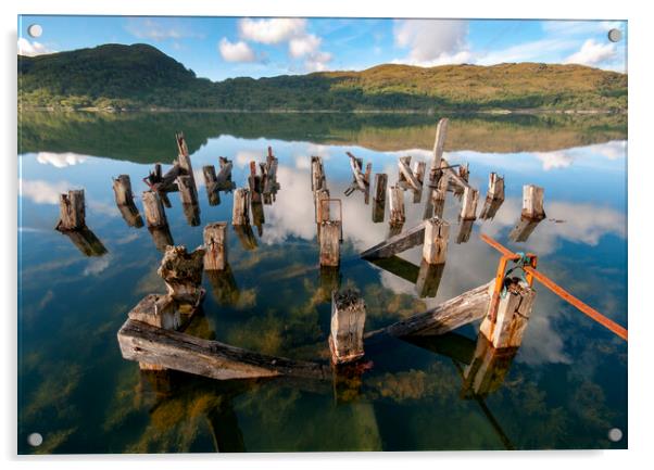 Loch Moidart Acrylic by Steve Smith