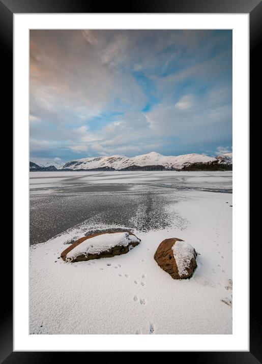 Derwentwater Framed Mounted Print by Steve Smith