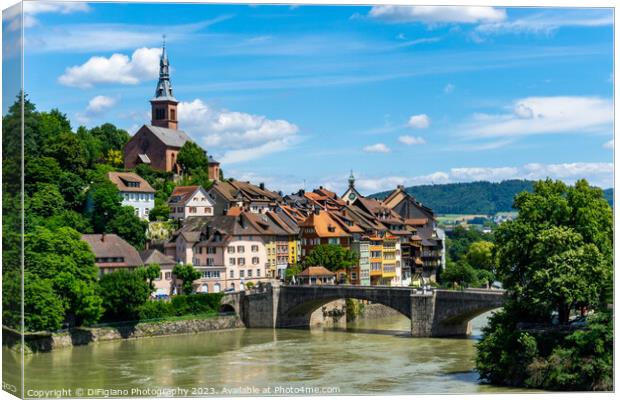 Old Town Laufenburg Canvas Print by DiFigiano Photography