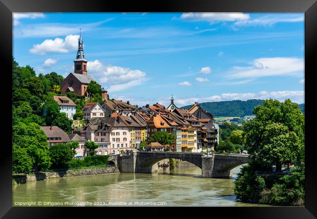 Old Town Laufenburg Framed Print by DiFigiano Photography