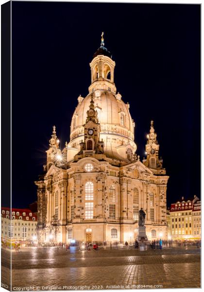 Frauenkirche Dresden Canvas Print by DiFigiano Photography