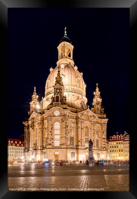 Frauenkirche Dresden Framed Print by DiFigiano Photography