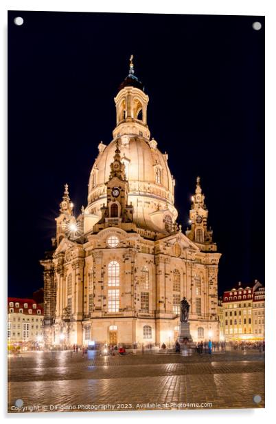 Frauenkirche Dresden Acrylic by DiFigiano Photography