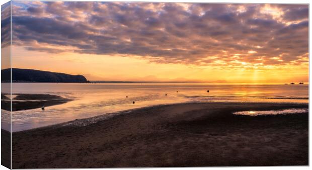 Serenity at Abersoch Canvas Print by Tim Hill