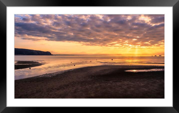 Serenity at Abersoch Framed Mounted Print by Tim Hill