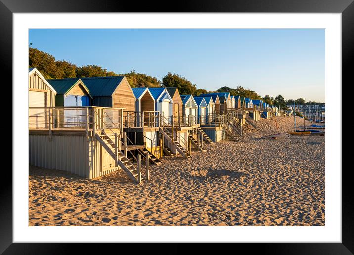 Abersoch Beach Huts Framed Mounted Print by Tim Hill