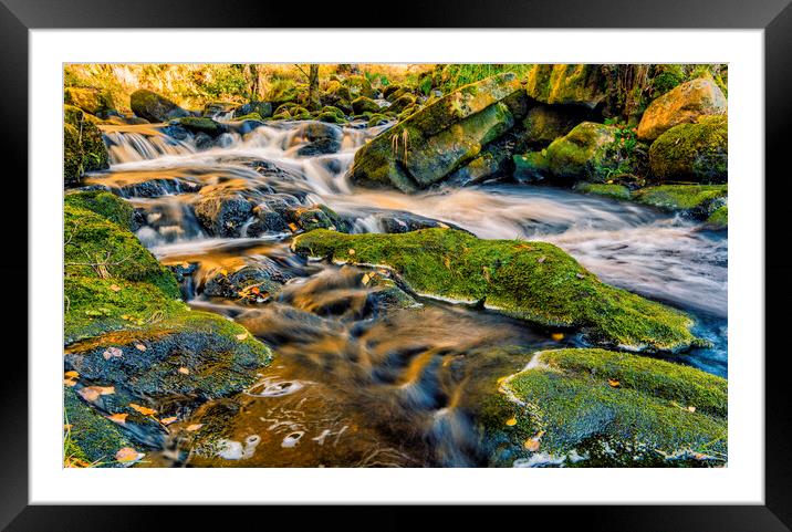 Yorkshire Dales Stream Framed Mounted Print by Tim Hill
