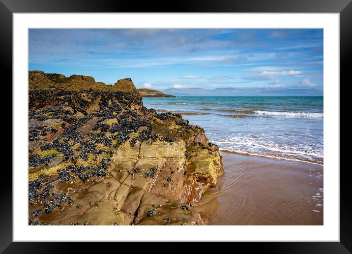 Cappamore Beach Framed Mounted Print by Steve Smith