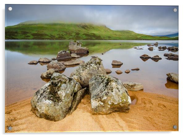 Lochan Na Stainge Acrylic by Steve Smith