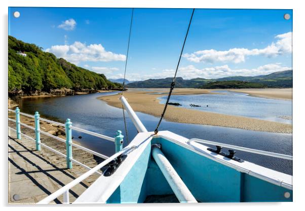 The Dwyryd Estuary from Portmeirion  Acrylic by Tim Hill