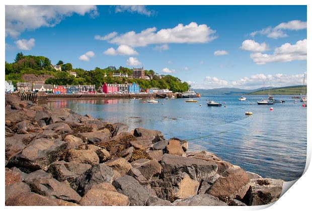 Tobermory Isle Of Mull Print by Steve Smith