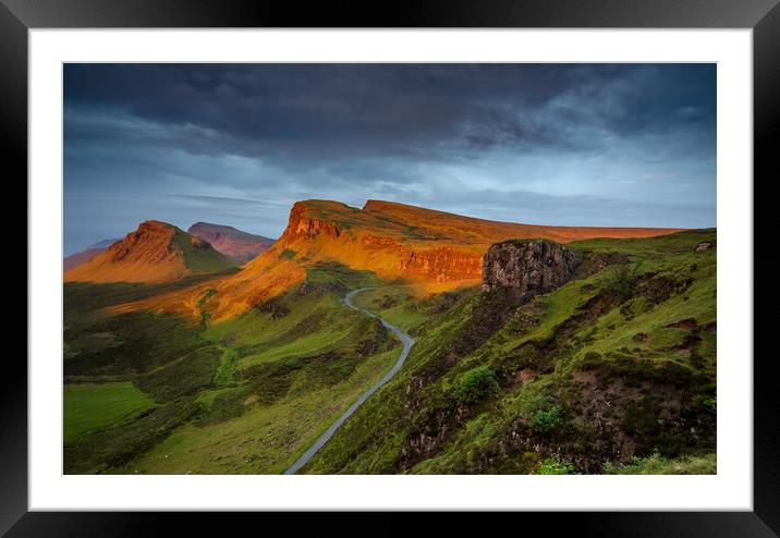 Majestic Sunrise at Quiraing Framed Mounted Print by Steve Smith
