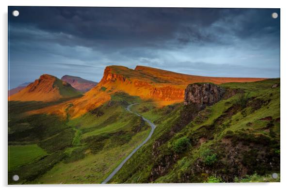 Majestic Sunrise at Quiraing Acrylic by Steve Smith