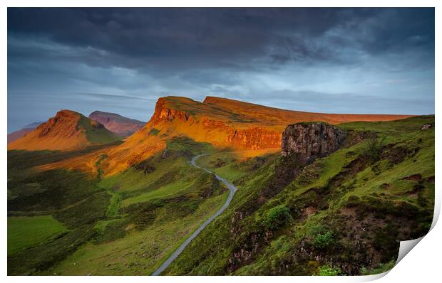 Majestic Sunrise at Quiraing Print by Steve Smith
