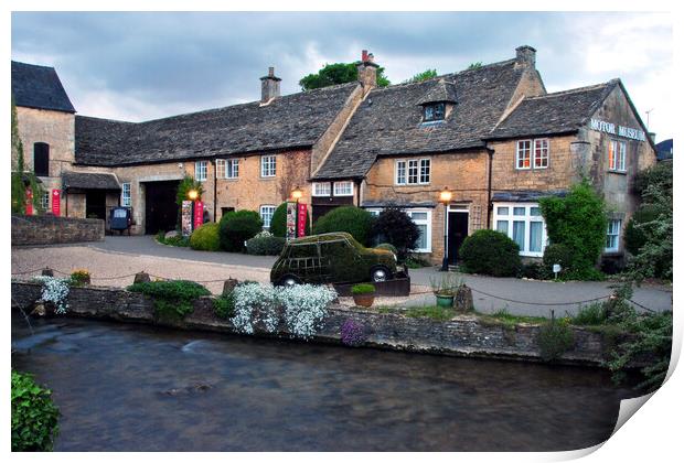 Cotswold Motoring Museum Bourton on the Water UK Print by Andy Evans Photos