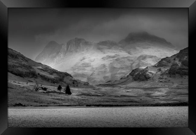 Majestic Langdale Pikes Framed Print by Tim Hill