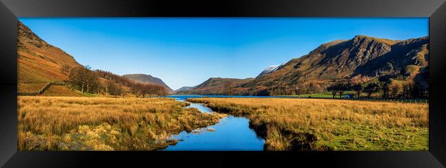 Buttermere Panoramic Lake District Framed Print by Tim Hill