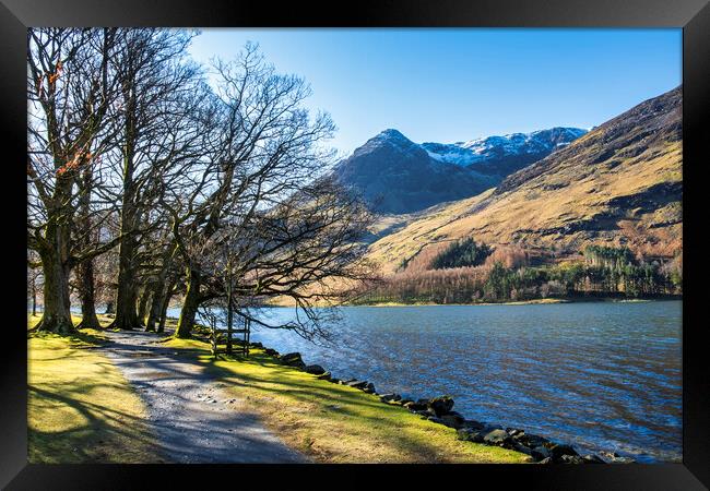 Haystacks and Fleetwith Pike Buttermere Framed Print by Tim Hill