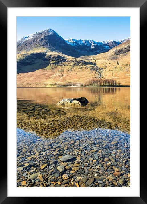 Haystacks and High Crag, Buttermere Framed Mounted Print by Tim Hill