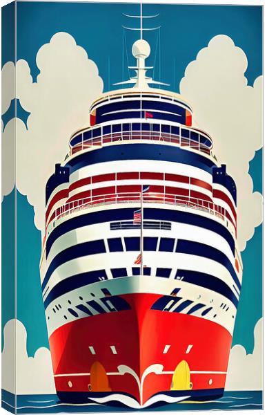 Luxury on the High Seas Canvas Print by Roger Mechan