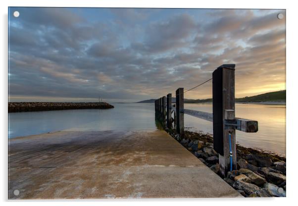 Eriskay Landing Bay Acrylic by Steve Smith