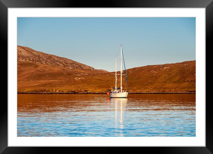 Vatersay Bay Framed Mounted Print by Steve Smith