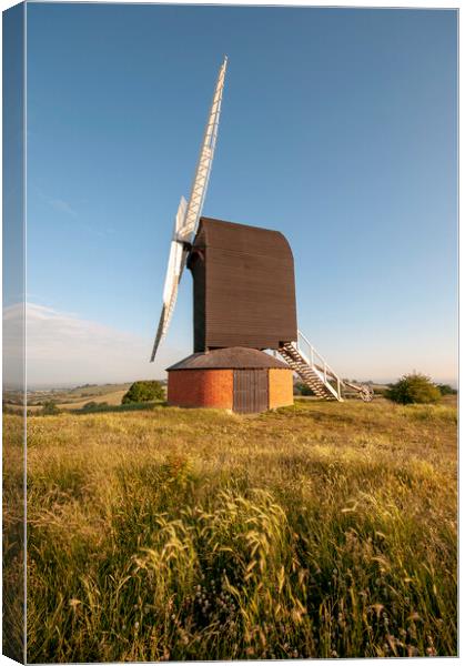 Majestic Brill Windmill Canvas Print by Steve Smith