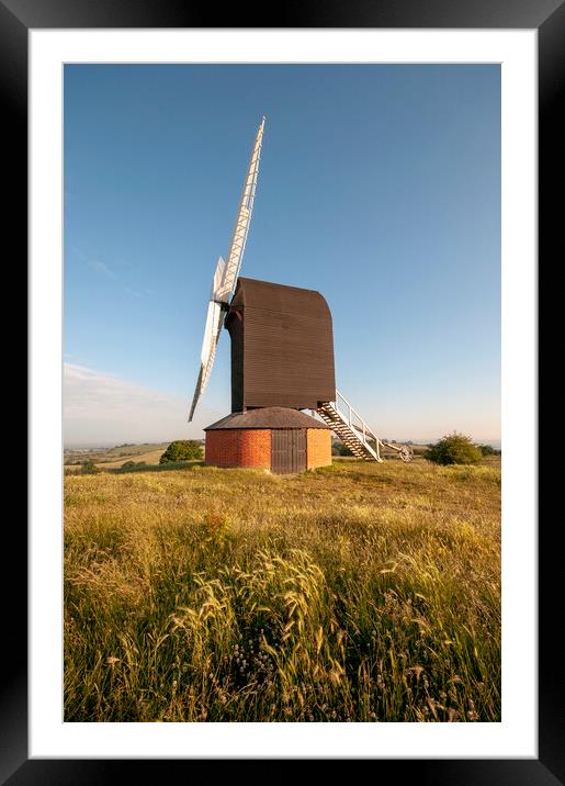 Majestic Brill Windmill Framed Mounted Print by Steve Smith