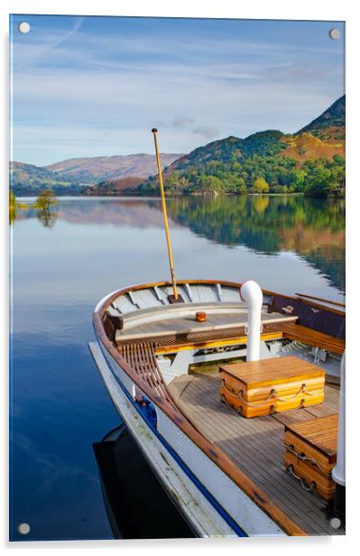 Glenridding Ullswater Acrylic by Steve Smith