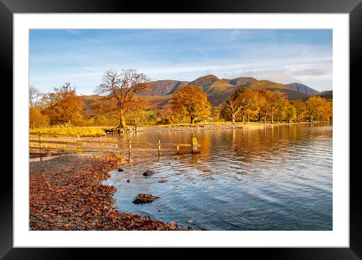 Buttermere Autumn Framed Mounted Print by Steve Smith