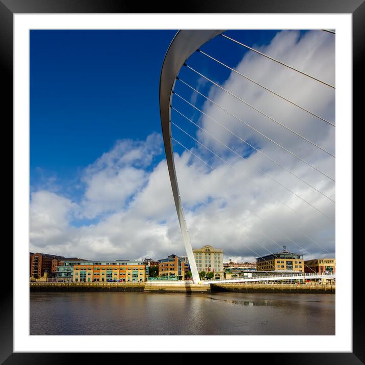 Gateshead Millennium Bridge Framed Mounted Print by Steve Smith