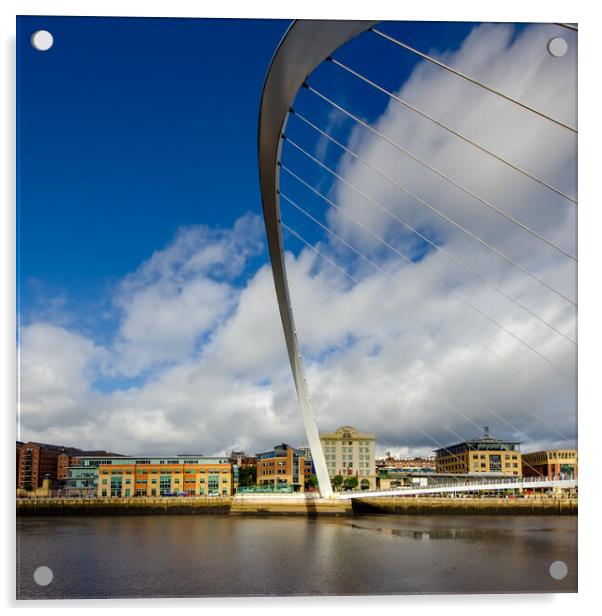 Gateshead Millennium Bridge Acrylic by Steve Smith