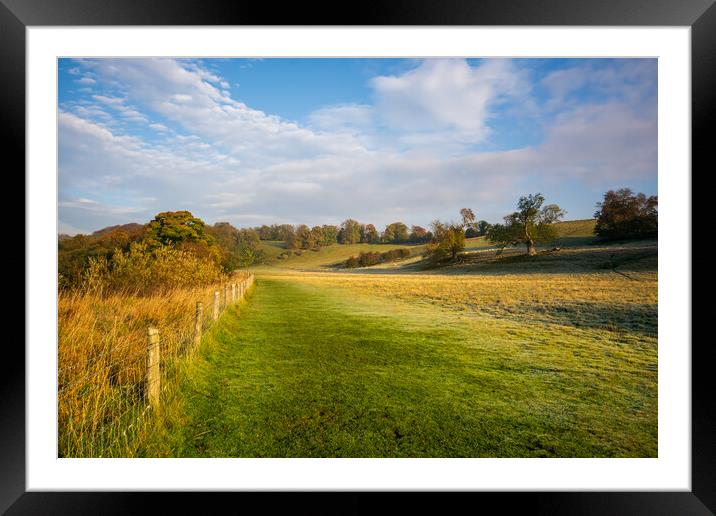 Easby To Richmond Framed Mounted Print by Steve Smith